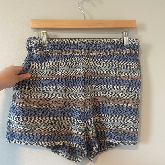Madewell Broadway Sweater Shorts in Stripe - Picture 2 of 7